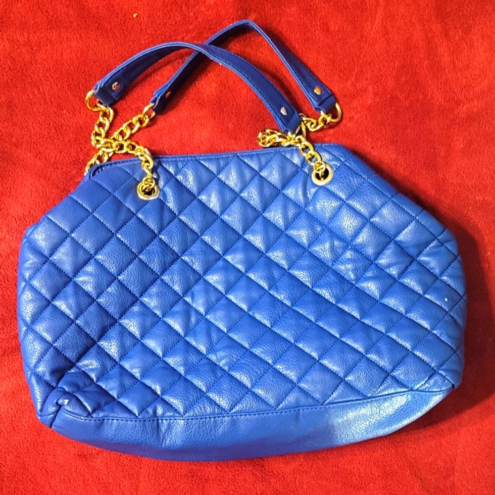 Banana Republic Quilted Faux Leather Shoulder bag